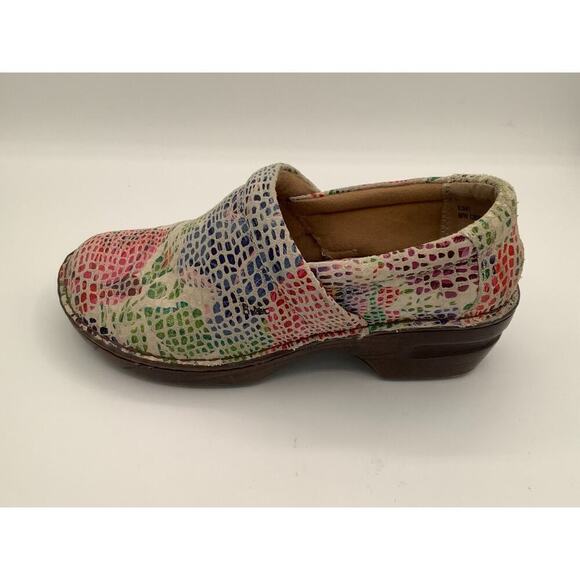 BOC Clogs Size 9.5 Multicolor Leather EUC - Picture 5 of 6